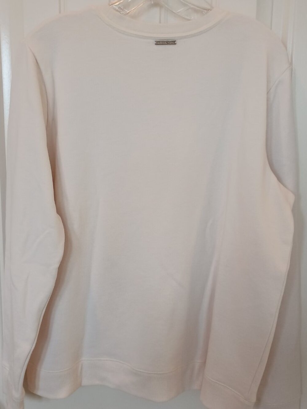 Michael Kors Women XL Crystal Beaded Jewel Embellished Sweater Thick Cotton Glam - Picture 6 of 7